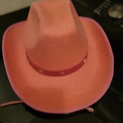 Girls Pink Cowgirl Hat 