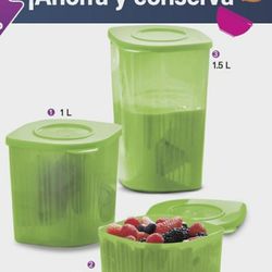 New Tupperware 3pc set refri fresh