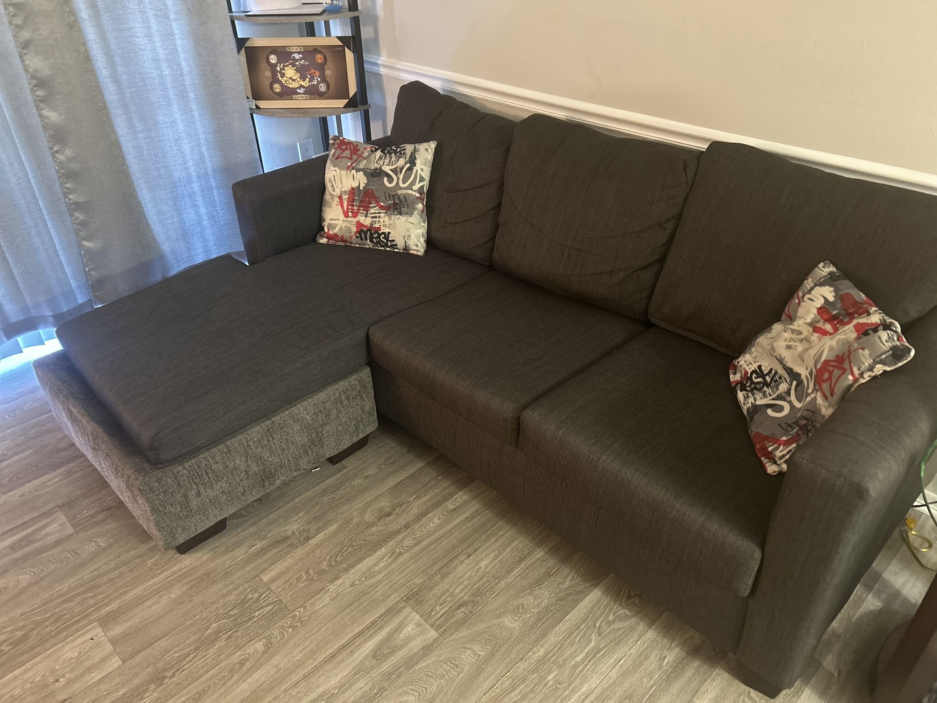 Gray Sectional 