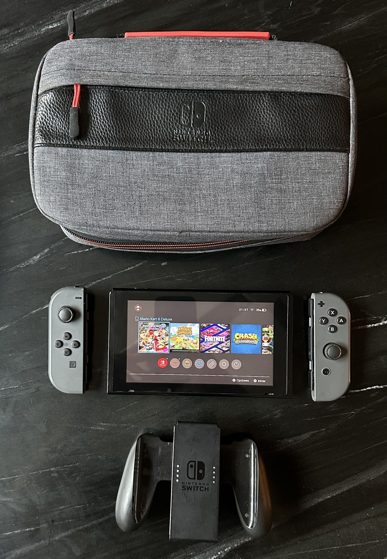 Nintendo Switch Console & JoyCons w/ Case (No Dock or Charger) Video games & Consoles