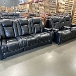 Ashley Party Time Leather Sets