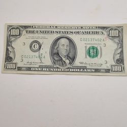 $100 OLD CURRENCY 
