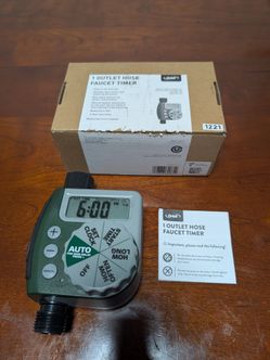 Orbit 1 Outlet Hose Faucet Timer