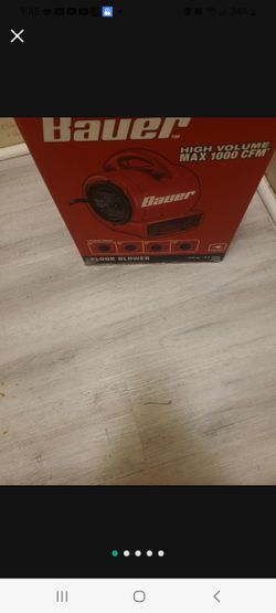 Bauer Floor Blower For Sale.....