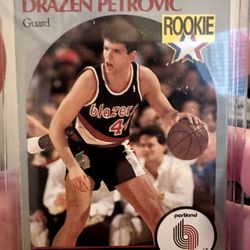 1990 Hoops Drazen Petrovic RC!
