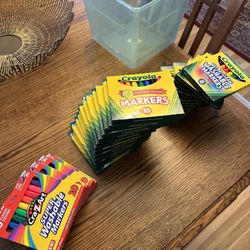 27 Packs Of New Markers 