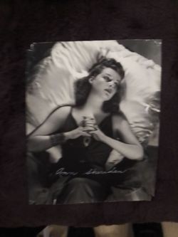 Ann Sheridan Signed Vintage Black & White Photo