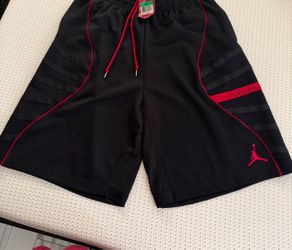 Jordan Basketball Shorts Black Red