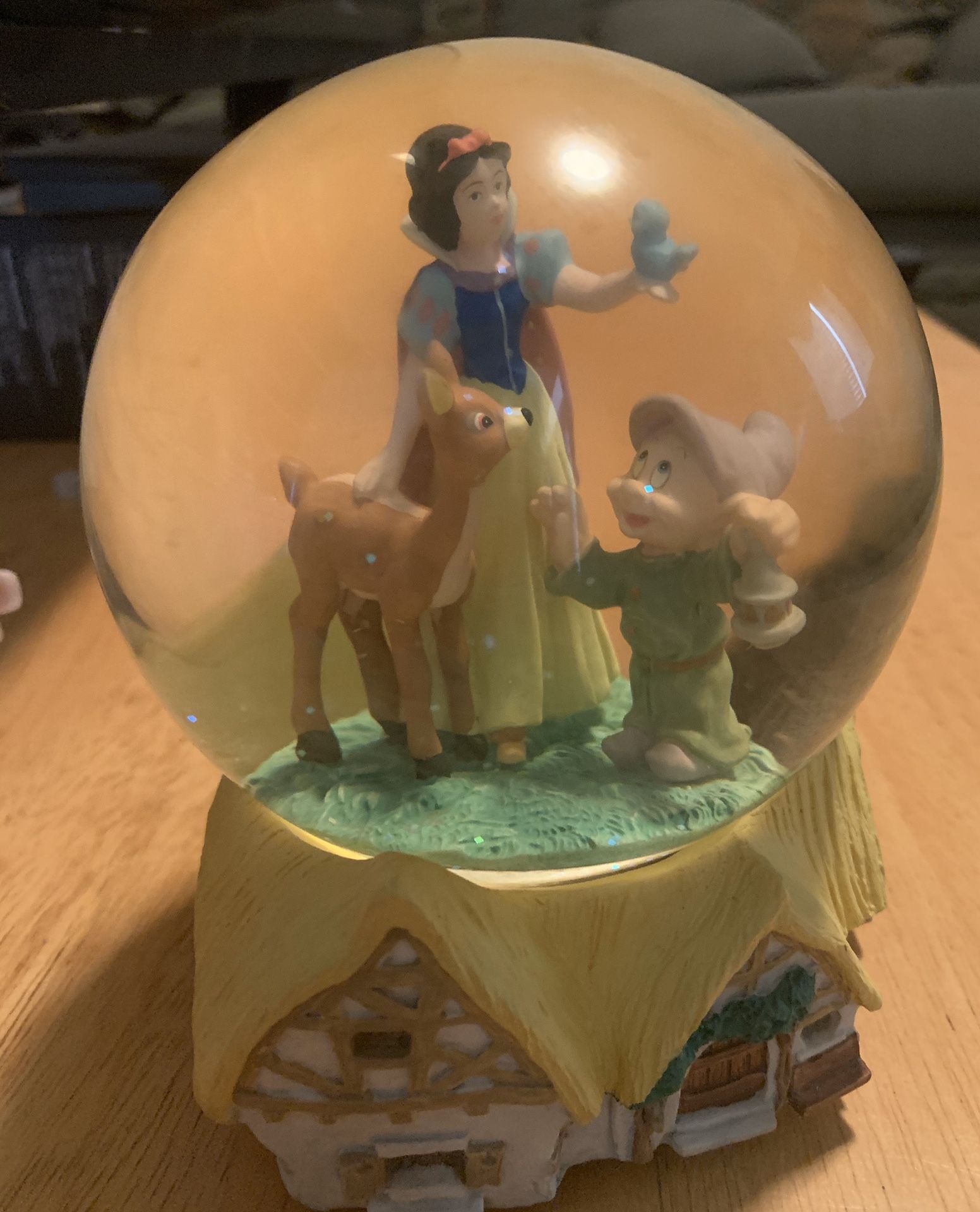 Disney snow globe musical Snow White