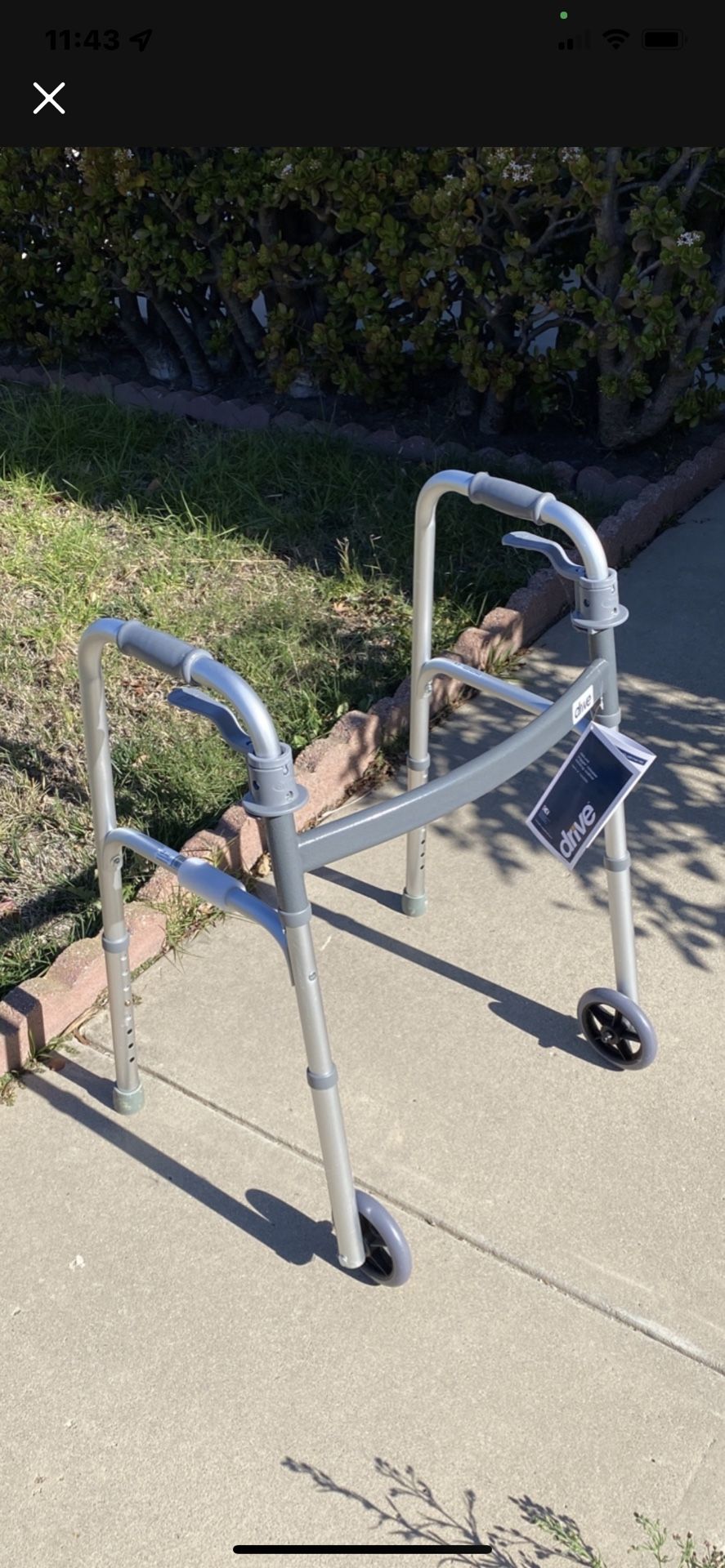Foldable Walker by Drive