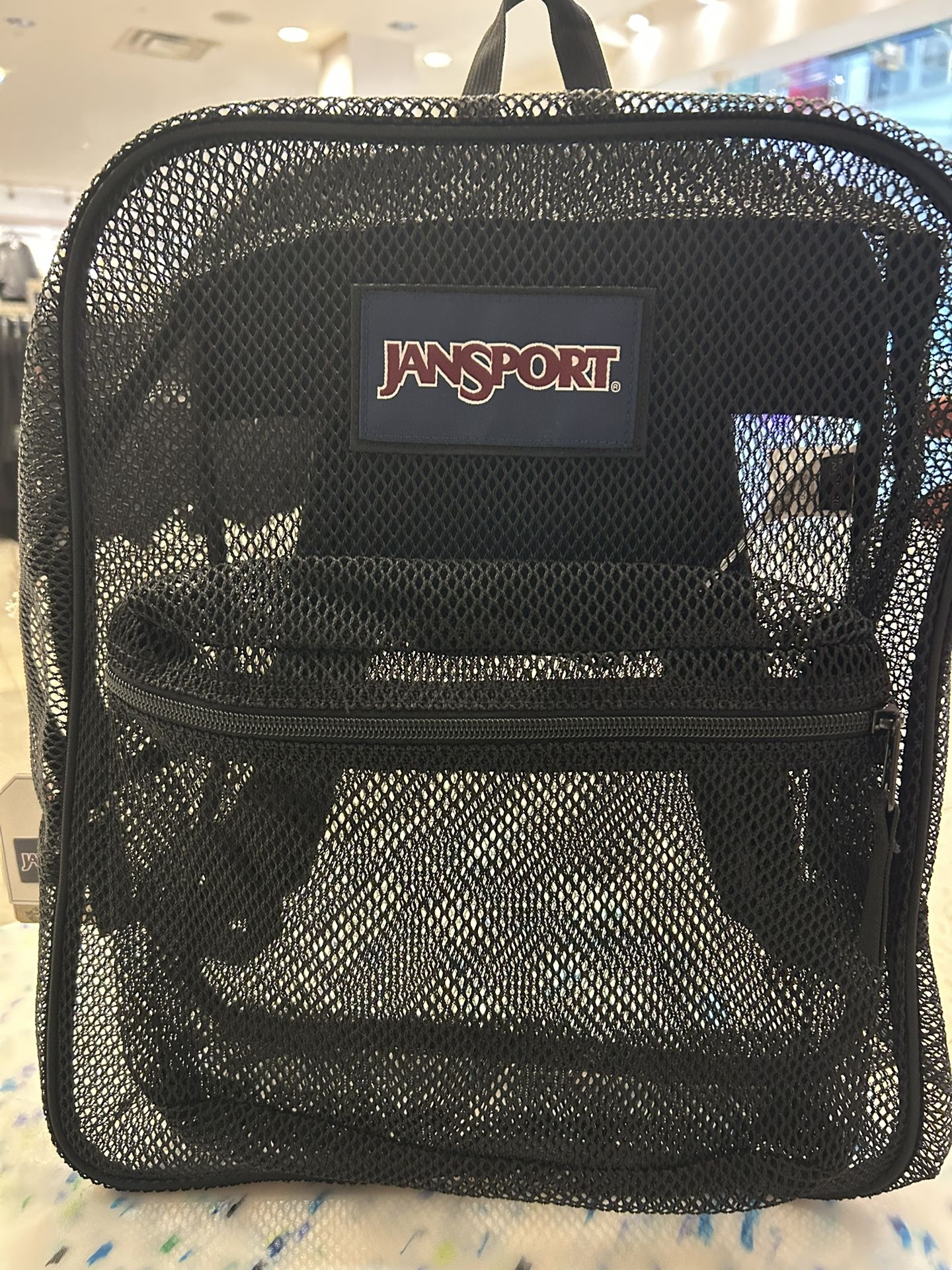 Mesh Black JanSport Backpack