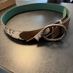 Catchfly Brindle Hair ladied western belt
