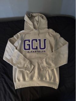 "GCU Lopes" pullover hoodie in a sand/ oatmeal color
