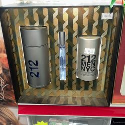 Carolina Herrera 212 Gift Set Men NYC Set De Perfumes Para Hombres 