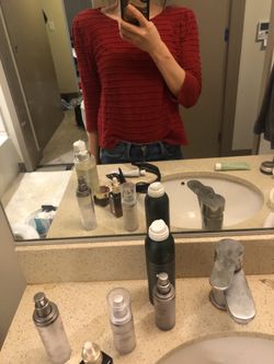 massimo dutti Cute Red Shirt Size S