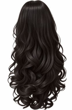 Long Curly Dark Brown Wig