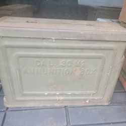 WW2 .30 Cal Ammunition Boxes all Original US