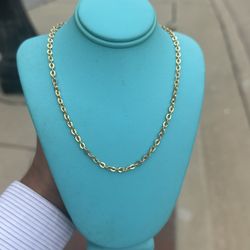 14K Yellow Gold 3.5MM 17” Rolo Chain