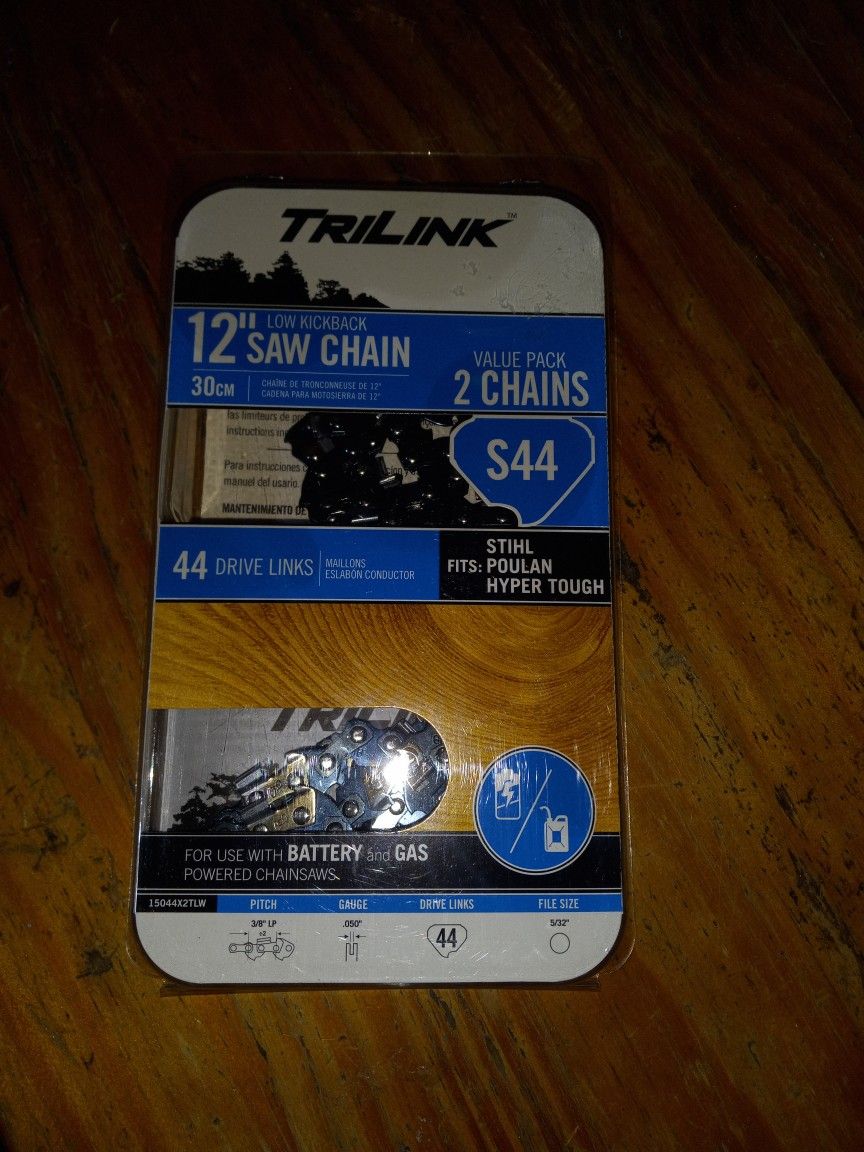 12 in Trilink Low Kickback Saw Chain