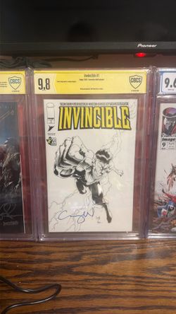 🔥 CGC/CBCS Graded Comic Bundle – Invincible #1, Spawn #9 & Justice League #10 Signed 🔥