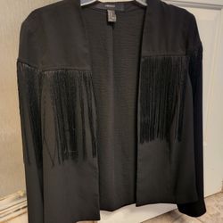 Black Western Fringe Jacket