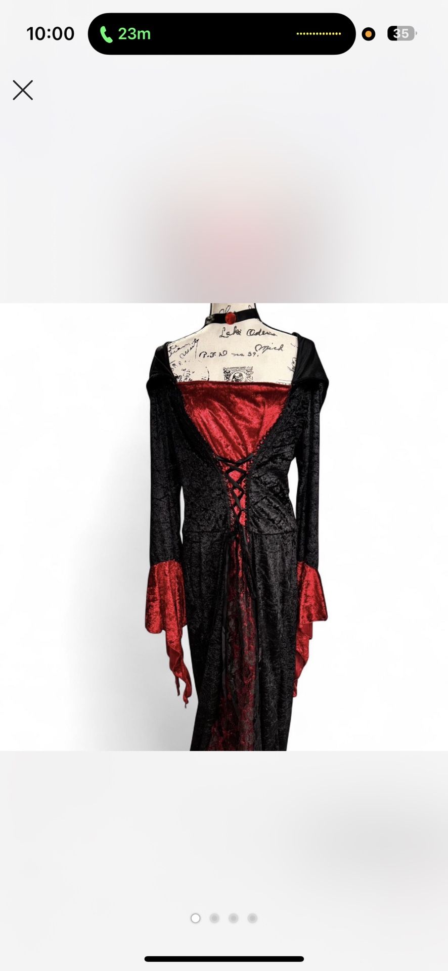 Gothic vampire Costume