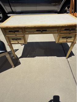 Vintage desk with chair Vintage desk with chair