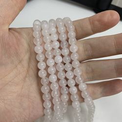 Chalcedony White 6mm beads(1 Strand 15”-16”)