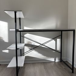Desk With shelves 