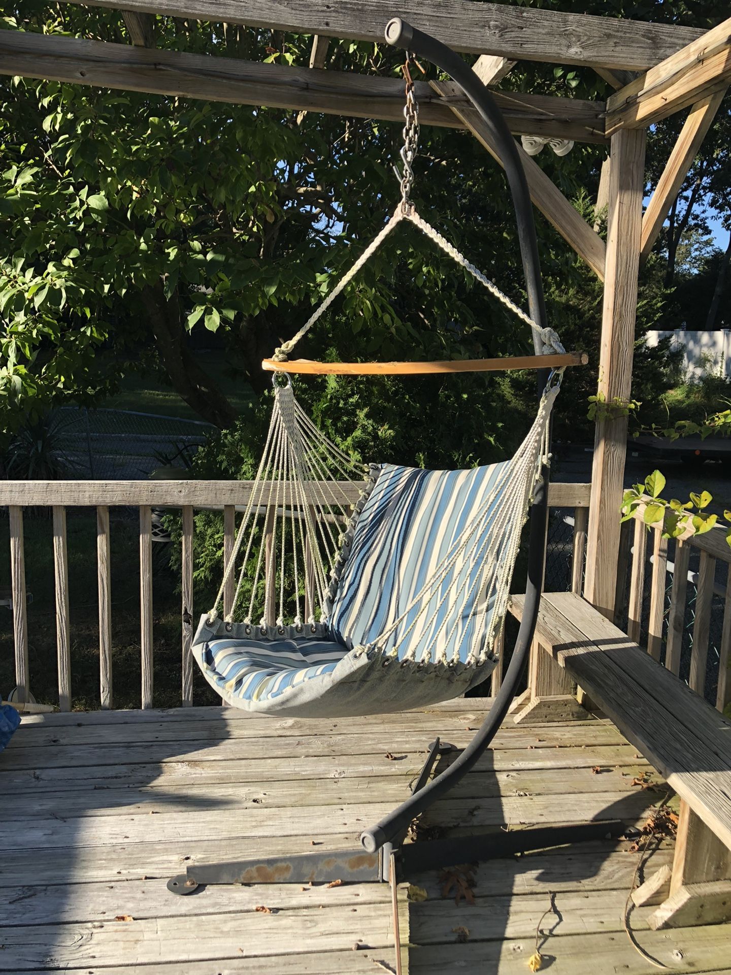 Hammock chair swing with metal frame stand, (Negotiable)