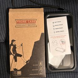 Waterproof Phone Case iPhone 14 Pro Black