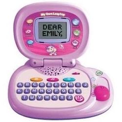 Leap Frog MY OWN LAPTOP Leaptop Learning Computer Purple Pink 