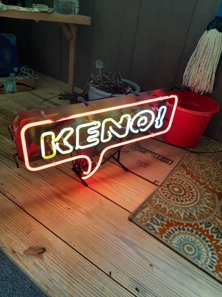 A Lighted Sign
