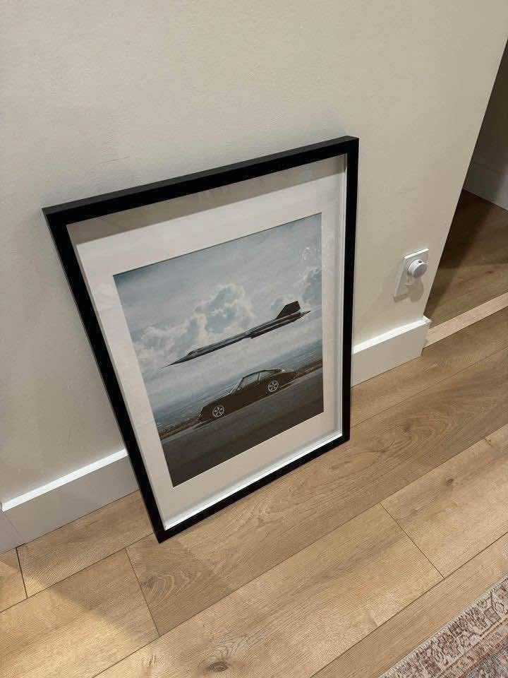 Canvas Porsche Frame