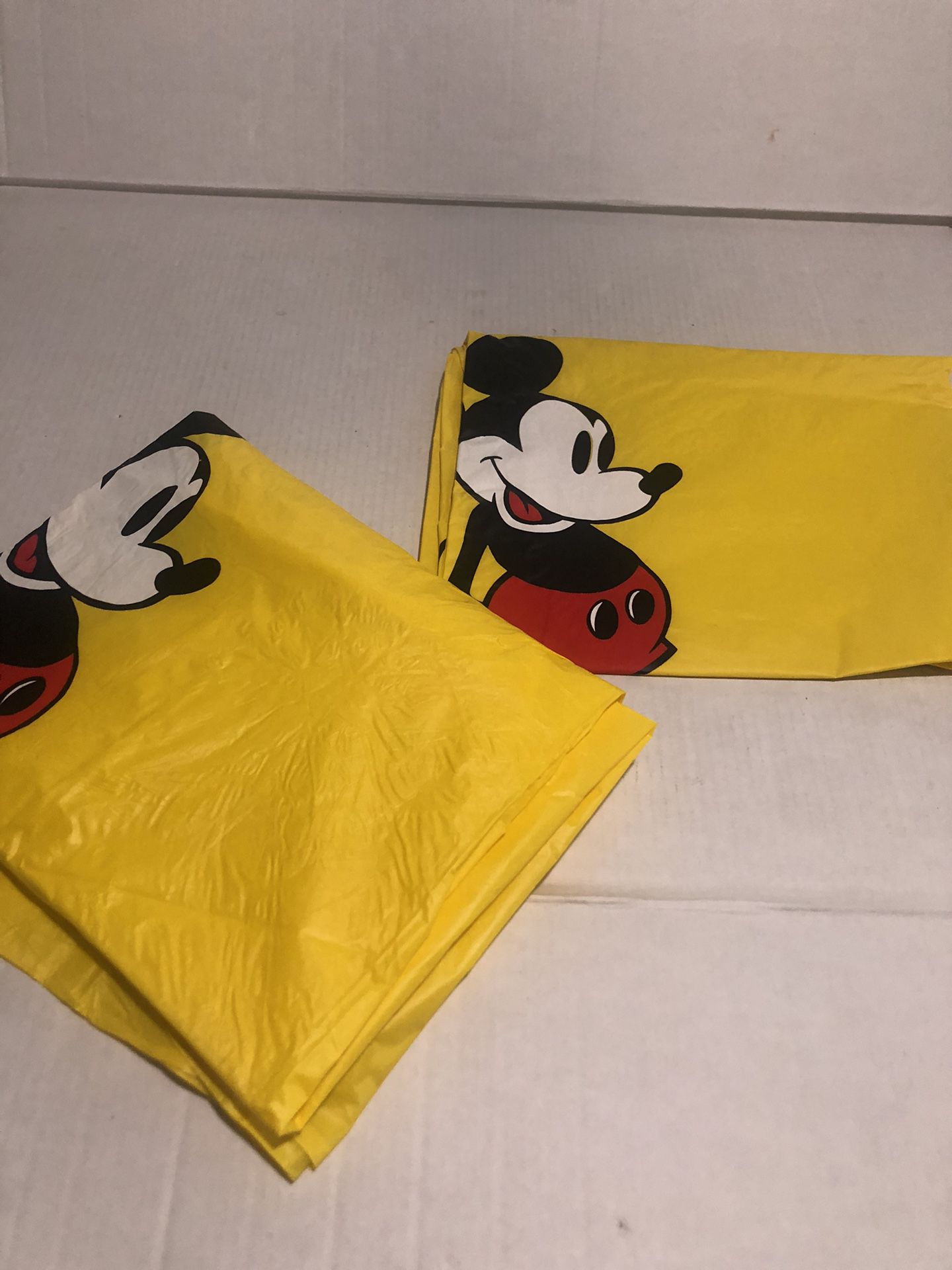 2 Disney Mickey Mouse Adult Poncho’s 
