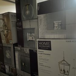 25+ Chandeliers New In Box 