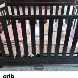 Baby Crib Wood Frame 