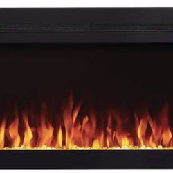 Napoleon- Purview 42” Wall Hanging Electric Fireplace-Black