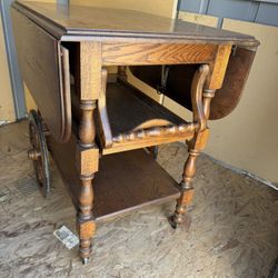 Bar Cart - Solid Wood 