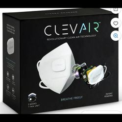 CLEVAIR FACEMASK WITH AIR PURIFIER 