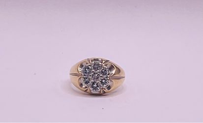 Gold diamond ring 14kt