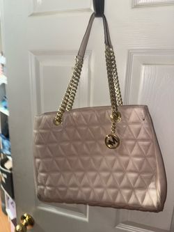 Michael Kors Quilted Leather Tote Bag
