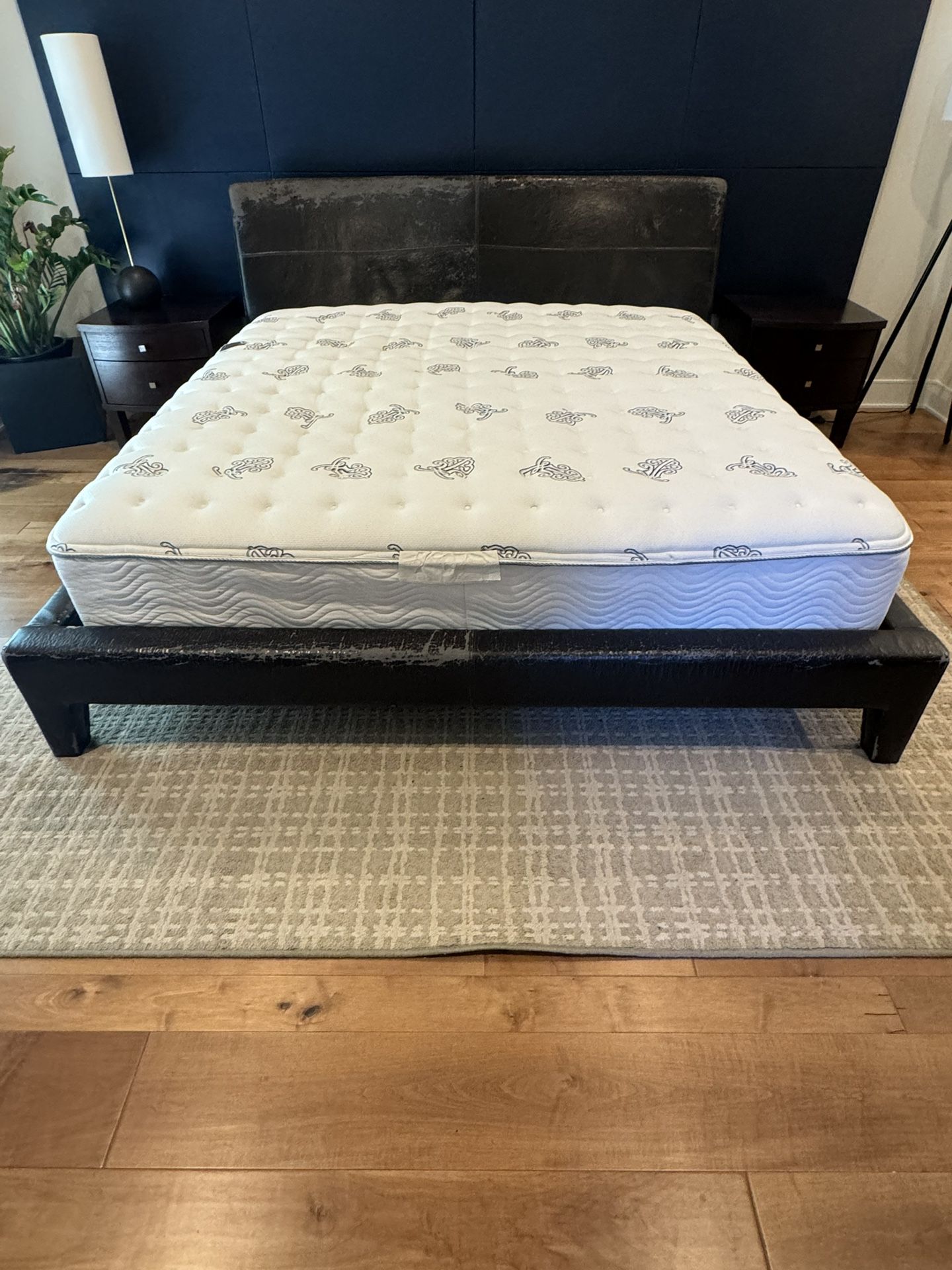 Free - King Bed Frame Standard Height (No Mattress)