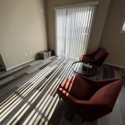Vintage chairs (2)  and table