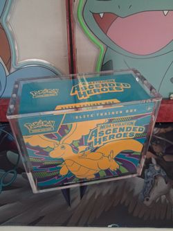 Ascended Heroes ETB box with Acrylic Case