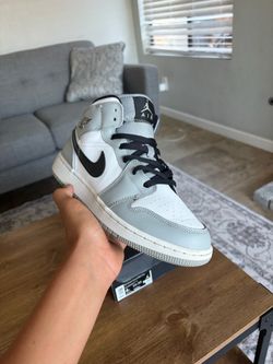 Air Jordan 1 mid grey/white/black