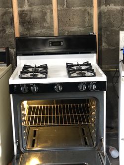 Gas stove work great delivery and installation included