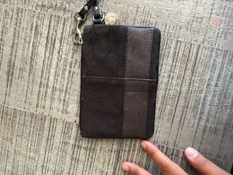 Coach Signature Jacquard Wristlet/Phone Wallet
