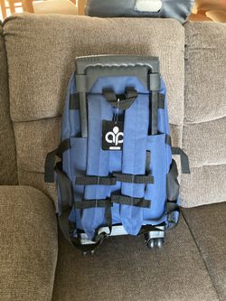 NEW 19” Navy Rolling Back Pack 