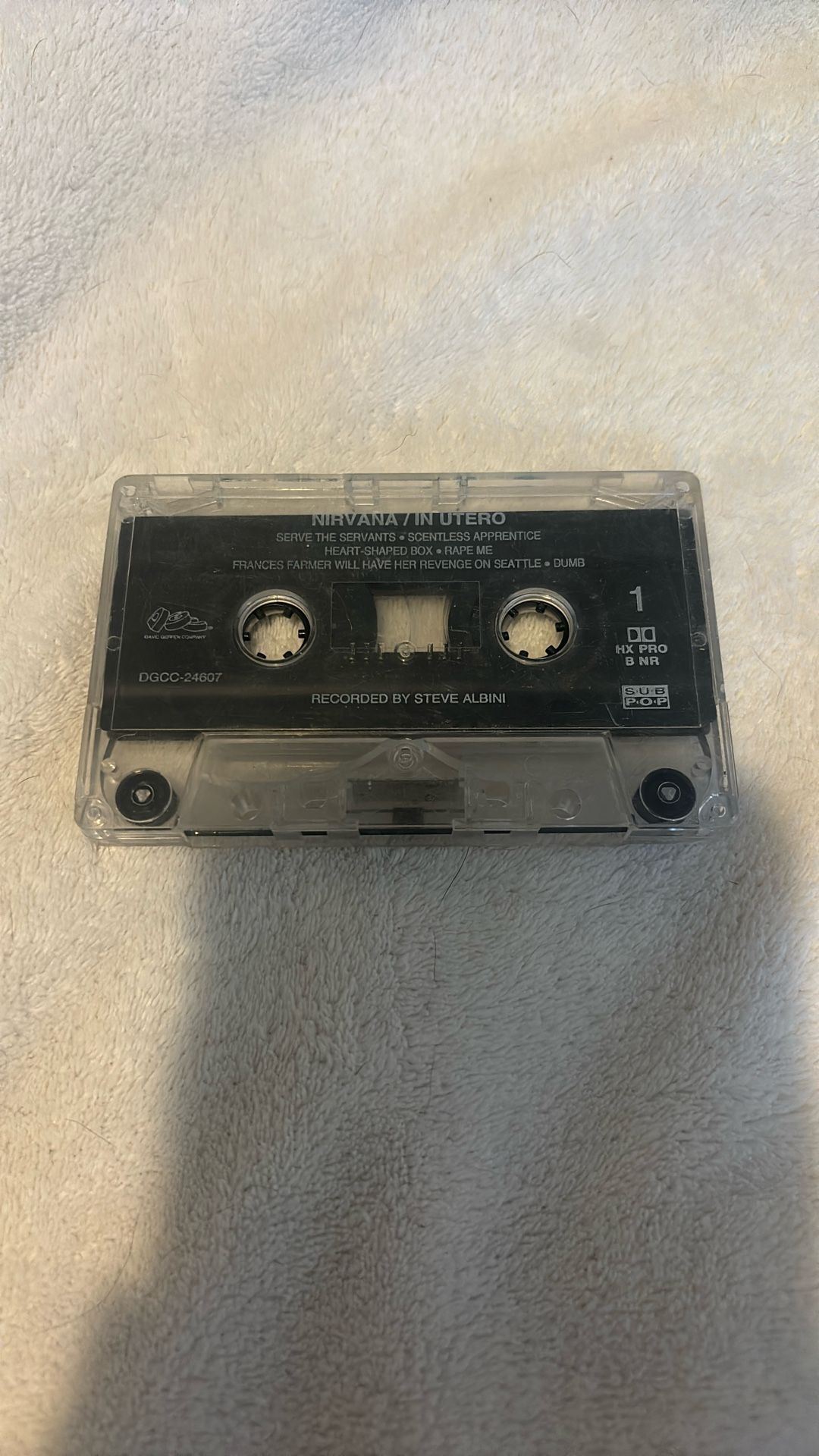 Nirvana Cassette Tape
